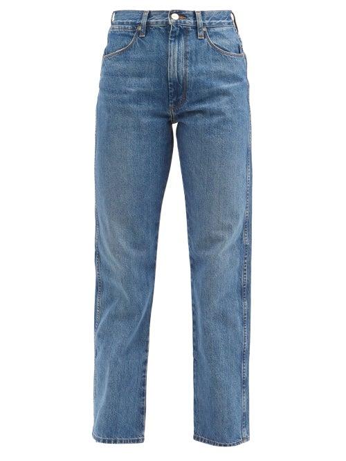 Frame - X Ilona Hamer High-rise Straight-leg Jeans - Womens - Light Denim