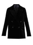 Acne Studios Relaxed Double-breasted Velvet Blazer