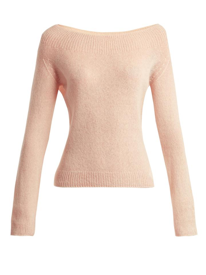 Brock Collection Kolbie Boat-neck Cashmere-blend Sweater