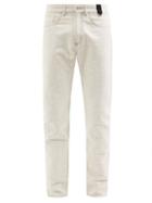 Erdem - Oliver Floral-embroidered Straight-leg Jeans - Mens - Ecru