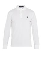 Polo Ralph Lauren Long-sleeved Stretch-cotton Polo Shirt