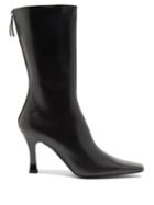 Matchesfashion.com The Row - Office Zipped Leather Boots - Womens - Black