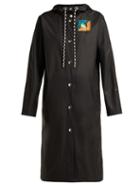 Matchesfashion.com Proenza Schouler Pswl - Hooded Rubberised Rain Jacket - Womens - Black Multi