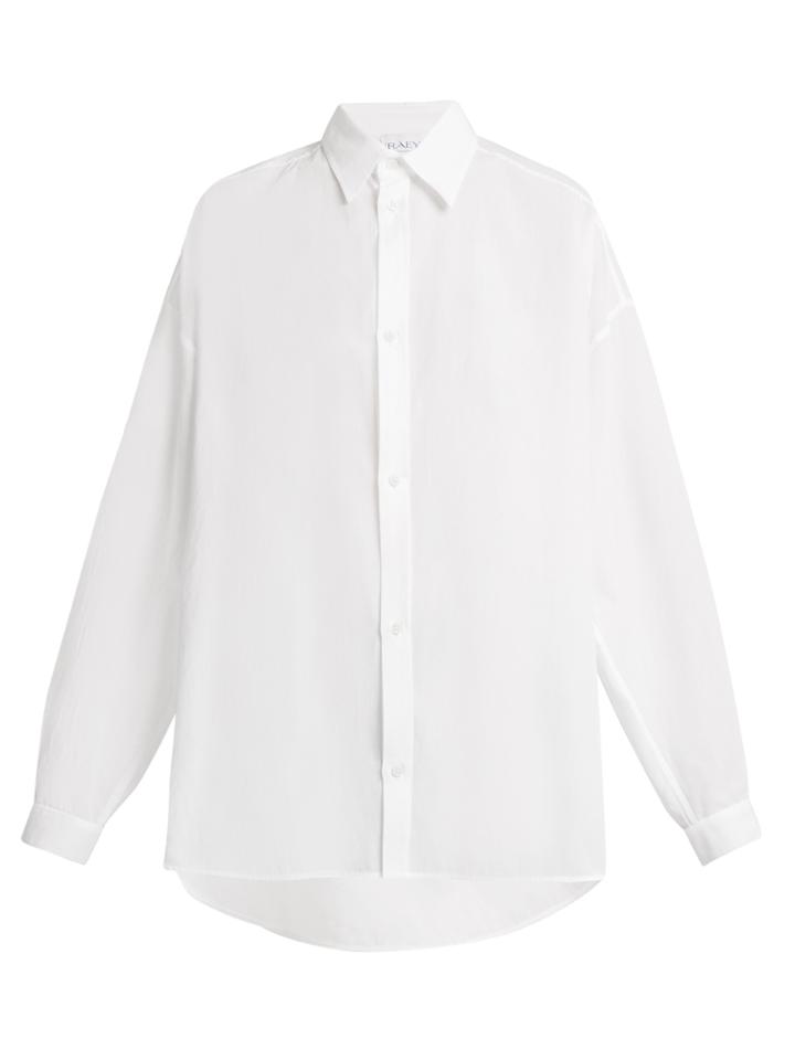 Raey Swing-back Cotton Shirt
