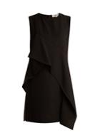 Diane Von Furstenberg Asymmetric-ruffle Sleeveless Dress