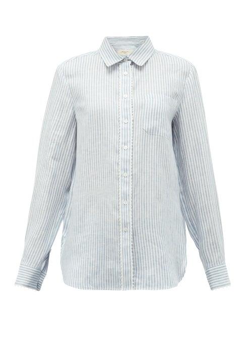 Matchesfashion.com Weekend Max Mara - Francis Shirt - Womens - Blue White