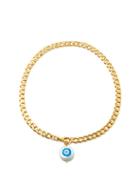 Ladies Jewellery Joolz By Martha Calvo - Protection Pearl & 14kt Gold-plated Choker - Womens - Gold Multi