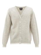 Matchesfashion.com Howlin' - Caught In A Chinese Disco Wool Cardigan - Mens - Grey