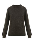 Matchesfashion.com A.p.c. - Cavan Flecked Wool Sweater - Mens - Khaki