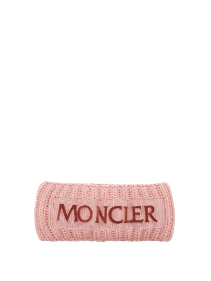 Moncler Velvet-logo Wool Headband