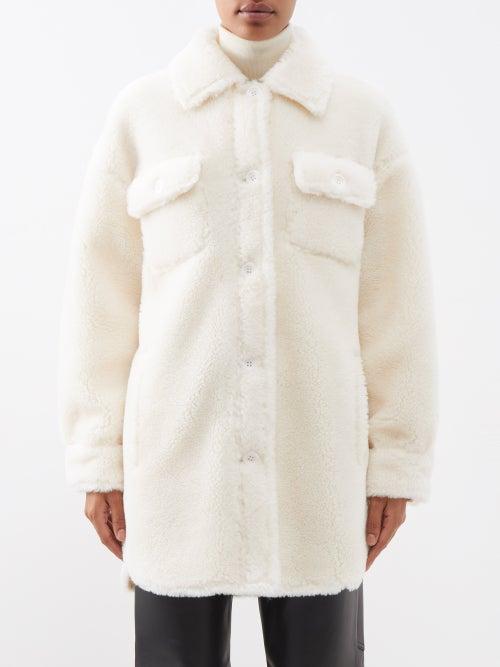 Stand Studio - Sabi Faux-shearling Jacket - Womens - White