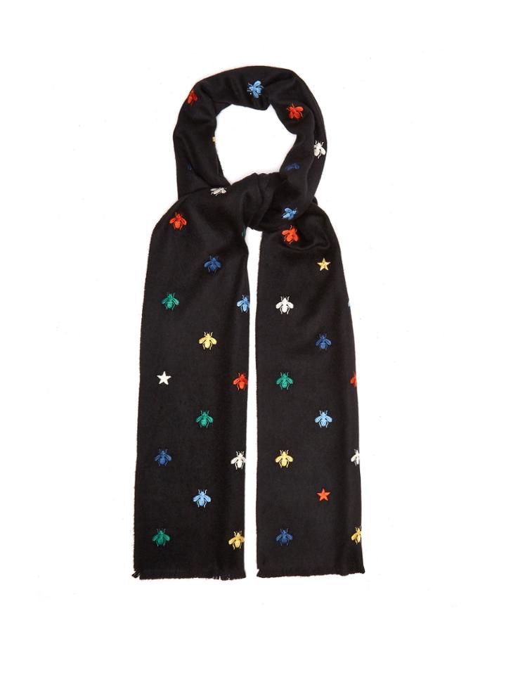Gucci Embroidered-print Scarf