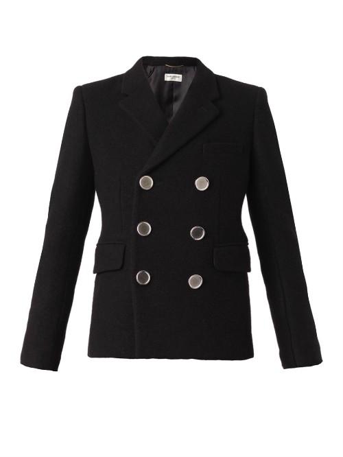 Saint Laurent Double-breasted Wool Blazer