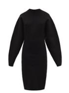 Matchesfashion.com Acne Studios - Krysten Structured Jersey Dress - Womens - Black