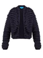 Matchesfashion.com M.i.h Jeans - Foxwell Loop Knit Cardigan - Womens - Navy