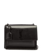 Matchesfashion.com Saint Laurent - Sunset Leather Shoulder Bag - Womens - Black