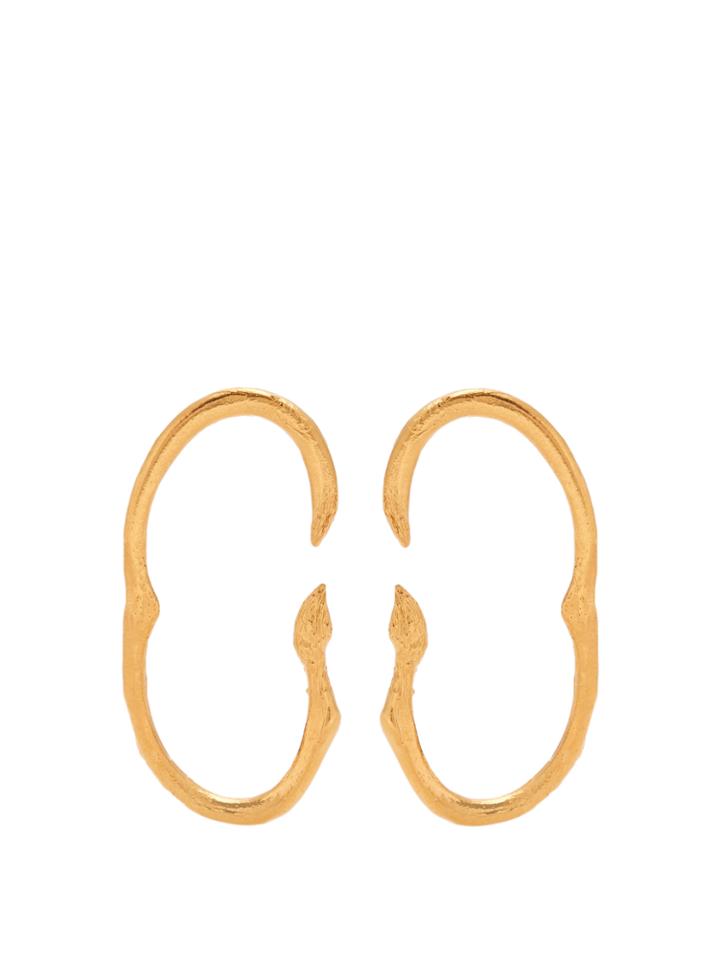 Alighieri The Surreal Lion Gold-plated Earrings