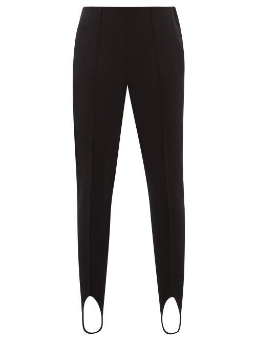 Matchesfashion.com Bogner - Elaine Stirrup Ankle Technical Twill Ski Leggings - Womens - Black