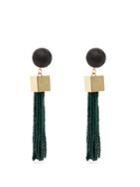 Vanda Jacintho Cube Tassel-drop Earrings