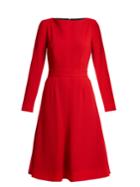 Emilia Wickstead Kate A-line Wool-crepe Dress