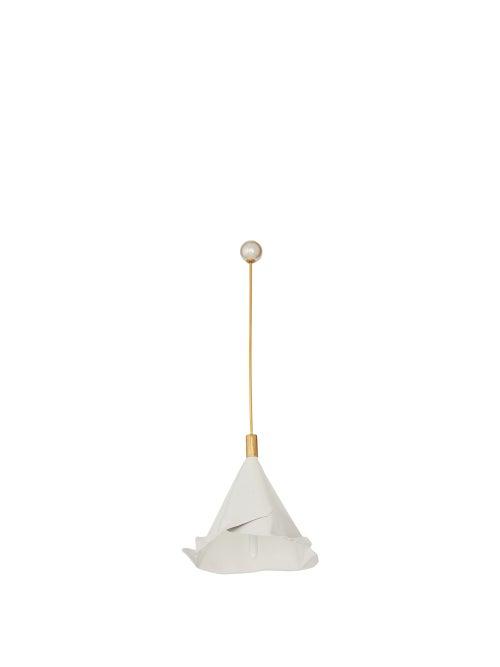 Matchesfashion.com Hillier Bartley - Calla Lilly Gold Plated Brooch - Womens - White
