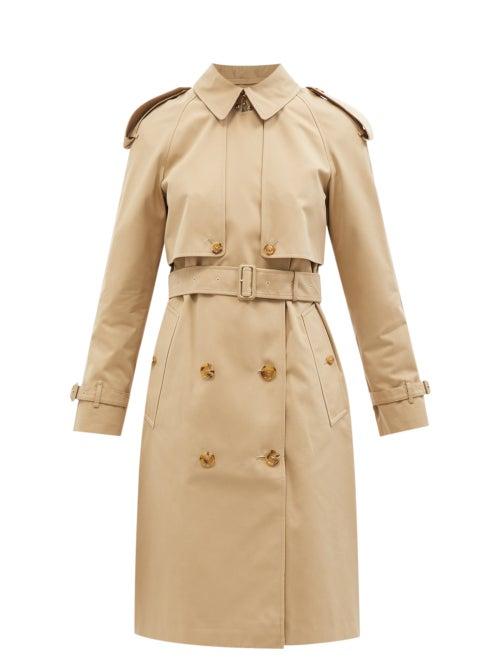 Ladies Rtw Burberry - Wacton Cotton-gabardine Trench Coat - Womens - Beige
