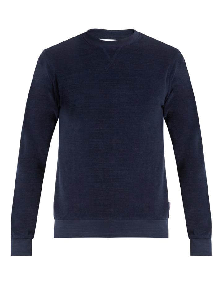 Orlebar Brown Pierce Crew-neck Cotton Sweatshirt