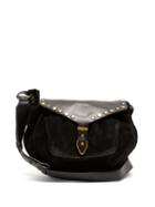 Matchesfashion.com Isabel Marant - Sinley Studded Suede Cross Body Bag - Womens - Black