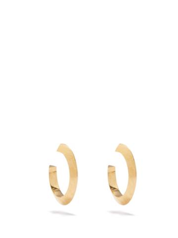 Sophie Buhai - Ridge 18kt Gold-vermeil Hoop Earrings - Womens - Gold