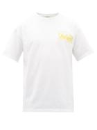 Matchesfashion.com Aries - Temple Logo Cotton T Shirt - Mens - White