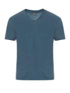 John Varvatos V-neck Linen T-shirt