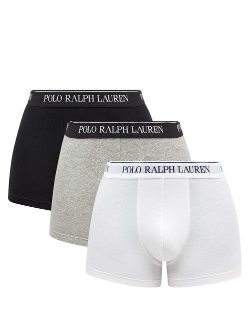 Polo Ralph Lauren - Pack Of Three Logo-jacquard Boxer Briefs - Mens - Multi