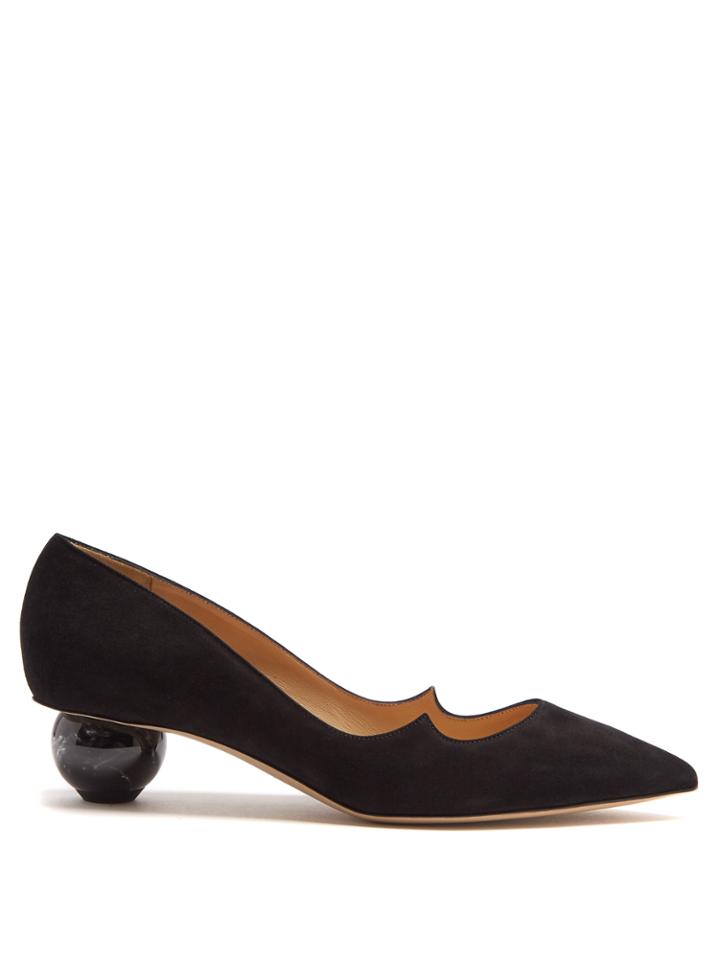 Paul Andrew Ankara Suede Pumps