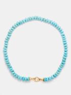Harwell Godfrey - Foundation 18 Turquoise & 18kt Gold Necklace - Womens - Blue Multi
