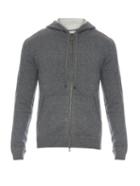 Vince Hooded Zip-up Cashmere Sweater