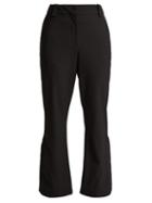 Matchesfashion.com Proenza Schouler - Kick Flare Cropped Wool Blend Trousers - Womens - Black
