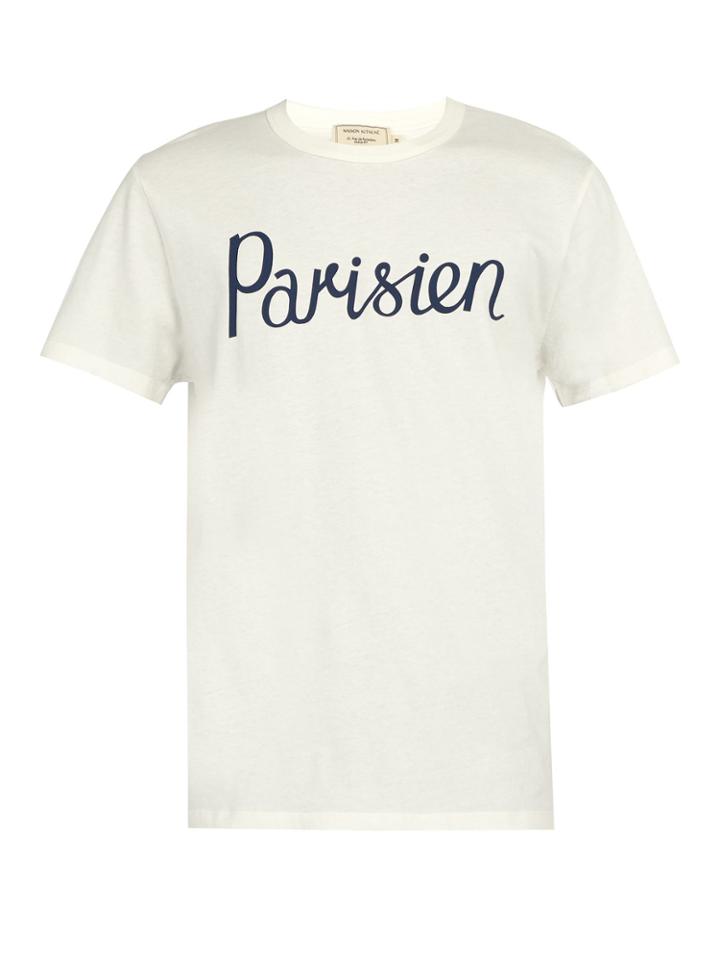 Maison Kitsuné Parisian Crew-neck Cotton T-shirt