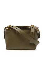 Matchesfashion.com Sophie Hulme - The Bolt Leather Shoulder Bag - Womens - Khaki