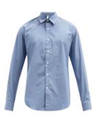 Matchesfashion.com Sunflower - Dan Striped Cotton-blend Shirt - Mens - Blue