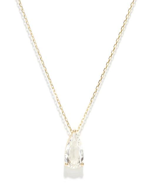 Matchesfashion.com Suzanne Kalan - Topaz & 14kt Gold Necklace - Womens - Yellow Gold