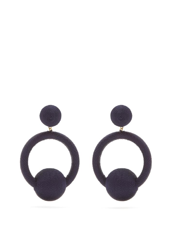 Rebecca De Ravenel Kate Hoop-drop Earrings