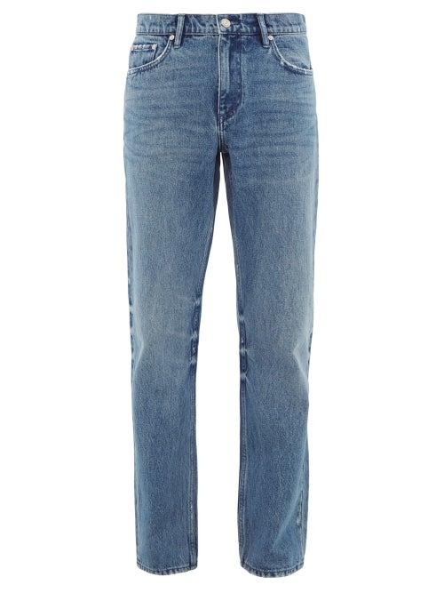 Matchesfashion.com Burberry - Straight Leg Washed Jeans - Mens - Denim