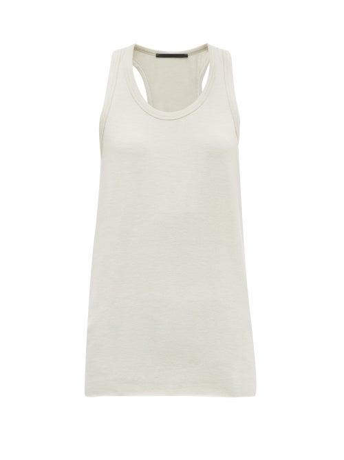 Matchesfashion.com Haider Ackermann - Scoop Neckline Knitted Tank Top - Womens - Cream