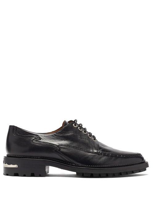 Matchesfashion.com Toga Virilis - Leather Oxford Brogues - Mens - Black
