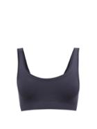 Hanro - Touch Feeling Scoop-neck Crop Top - Womens - Navy