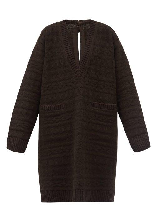Matchesfashion.com Takahiromiyashita Thesoloist. - Oversized Jacquard-knit Wool Sweater - Mens - Brown