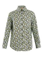 Marni Plumeria-print Point-collar Cotton Shirt