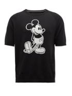 Matchesfashion.com Takahiromiyashita Thesoloist. - Mickey Mouse-intarsia Cotton Sweater - Mens - Black