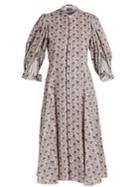 Y's By Yohji Yamamoto Floral-print Cotton-gabardine Dress
