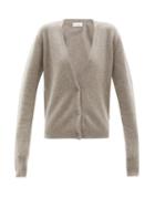 Raey - Organic-cashmere Knitted Cardigan - Womens - Beige